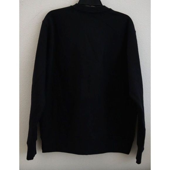 Nike BV2662 015 Men's Sz M Black Sportswear Club Fleece Crewneck Sweatshirt - Picture 4 of 7